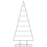 Vidaxl Christmas decoration Christmas tree 210 cm Metal Black