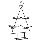 Vidaxl Christmas decoration Christmas tree 75 cm Metal Black