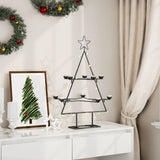 Vidaxl Christmas decoration Christmas tree 75 cm Metal Black