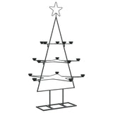 Vidaxl Christmas decoration Christmas tree 105 cm Metal Black