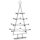 Vidaxl Christmas decoration Christmas tree 140 cm Metal Black