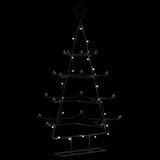 Vidaxl Christmas decoration Christmas tree 140 cm Metal Black