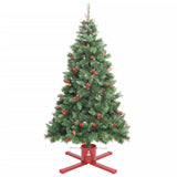 Vidaxl kerstboomstandaard 61x61x15,5 cm rood
