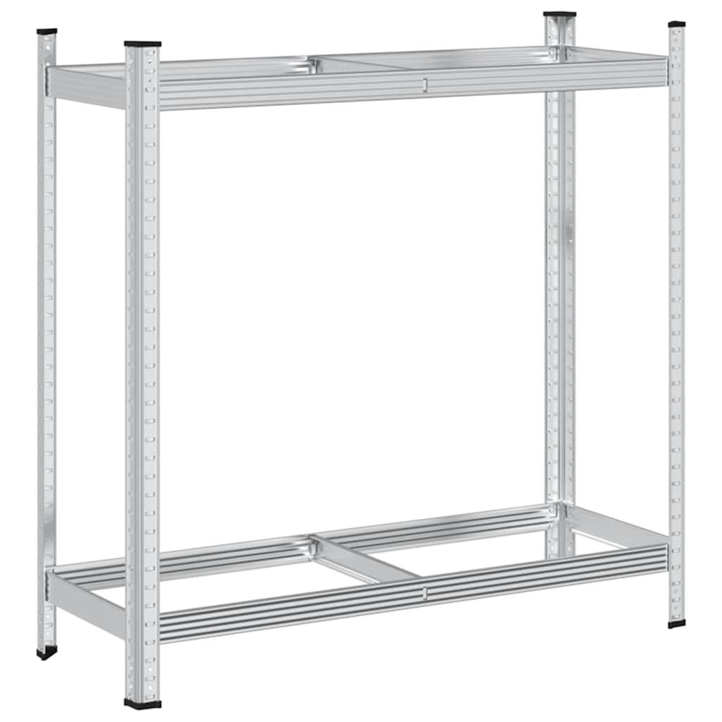 Vidaxl Tire Rack 2-skikt 110x40x109 cm stålsilverfärgad