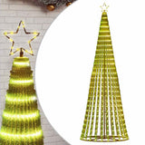 VidaXL LED Christmas tree 475 LEDs Warm white 247 cm