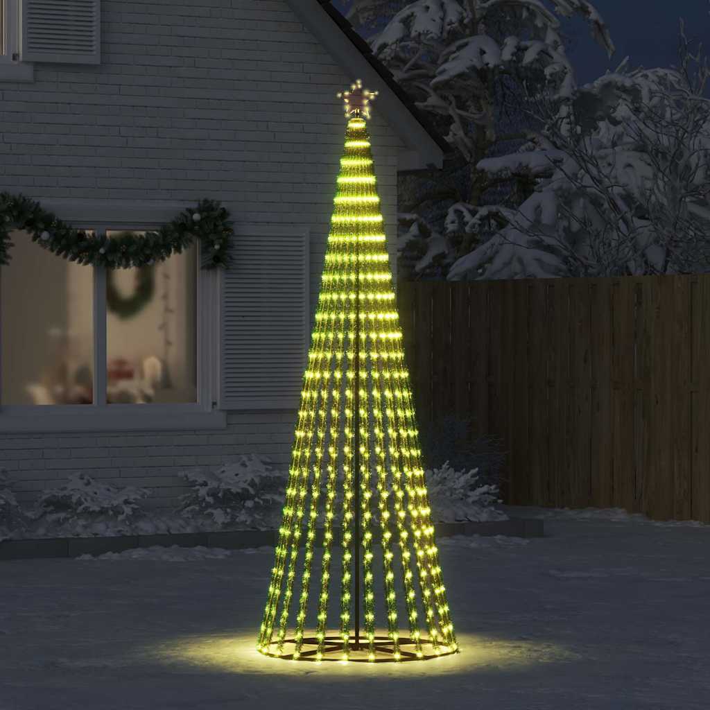 VidaXL LED Christmas tree 475 LEDs Warm white 247 cm