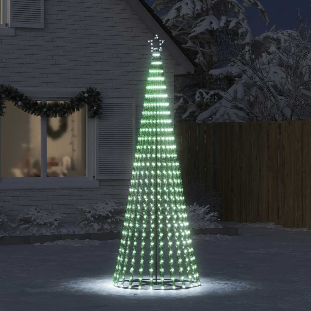 VIDAXL LED Weihnachtsbaum 475 LEDs kalt weiß 247 cm