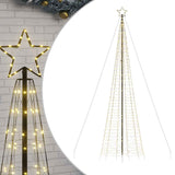 Vidaxl LED Christmas tree with spikes 1534 LEDs Warm white 500 cm