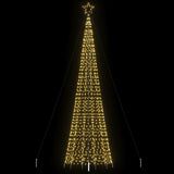 Vidaxl LED Christmas tree with spikes 1534 LEDs Warm white 500 cm