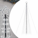 Vidaxl Light Cone s pozemními kolíky 1534 studené bílé LED 500 cm