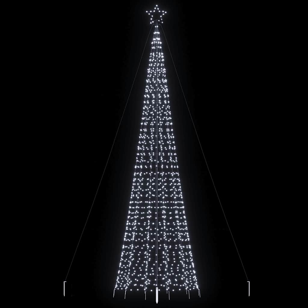 Vidaxl Light Cone s pozemními kolíky 1534 studené bílé LED 500 cm