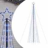 Vidaxl LED Christmas tree with spikes 1534 LEDs 500 cm blue