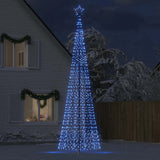 Vidaxl LED Christmas tree with spikes 1534 LEDs 500 cm blue