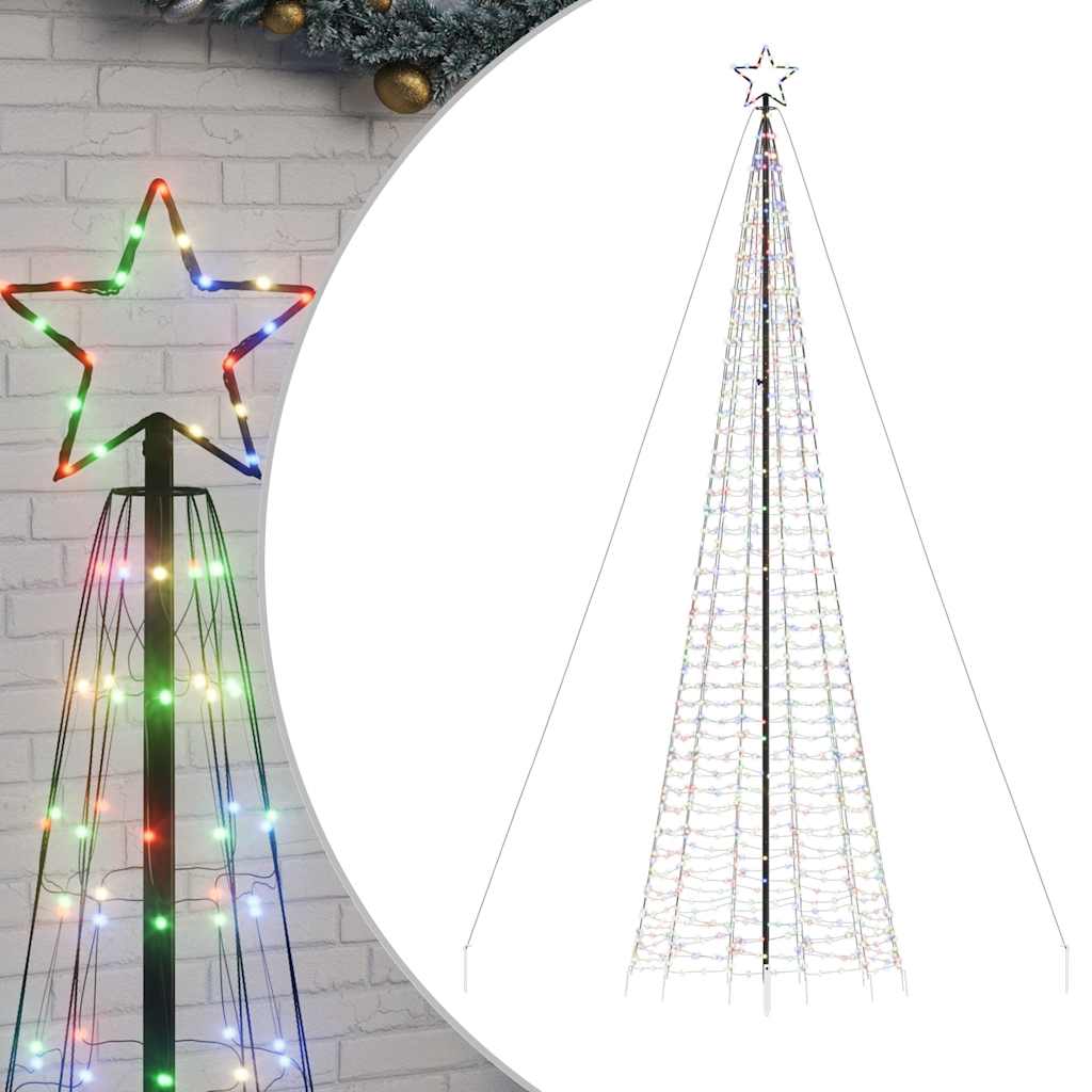 Vidaxl Light cone with ground pins 1534 Multicolored LEDs 500 cm