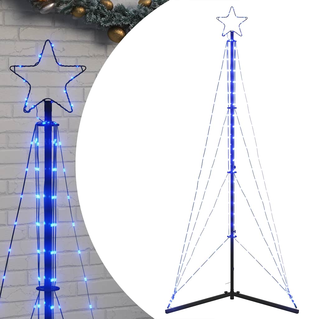 Vidaxl LED julgran 363 lysdioder 182 cm blå