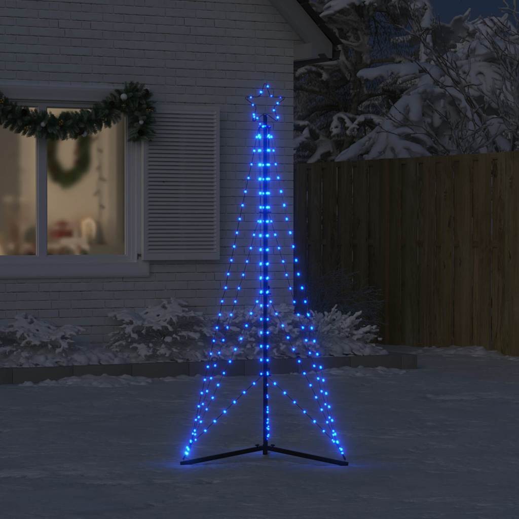 Vidaxl LED julgran 363 lysdioder 182 cm blå