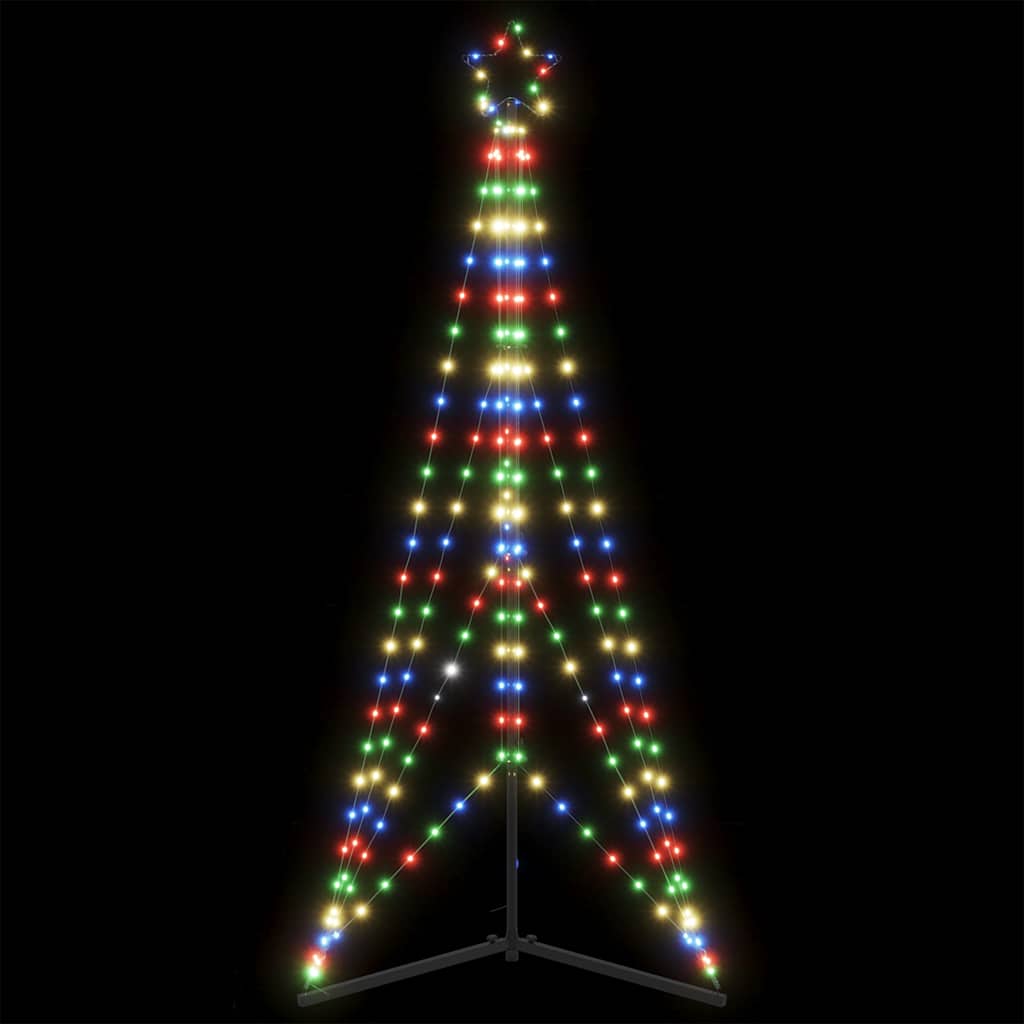 Vidaxl vedl vánoční strom 363 LED diody barevný 182 cm