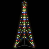Vidaxl vedl vánoční strom 363 LED diody barevný 182 cm