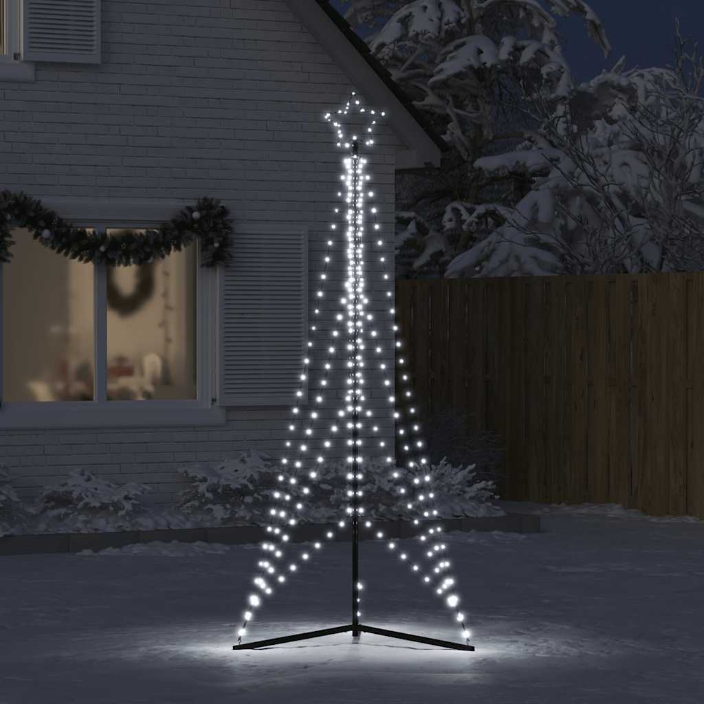 Vidaxl LED vánoční strom 483 LED diody studené bílé 240 cm