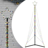 Vidaxl LED julgran 483 lysdioder färgglada 240 cm