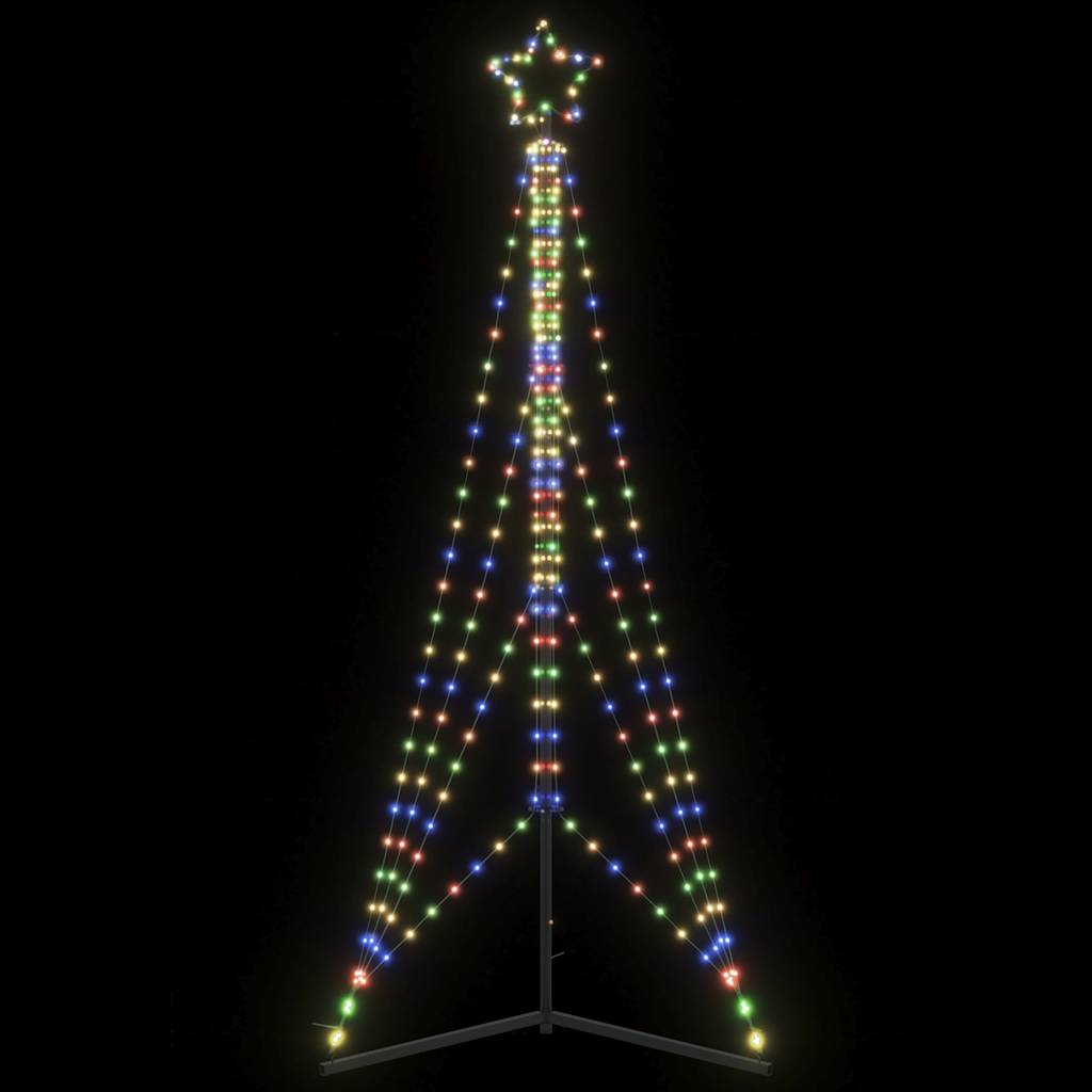 Vidaxl LED julgran 483 lysdioder färgglada 240 cm