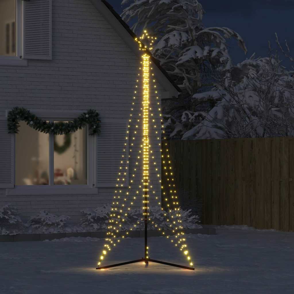 Vidaxl LED vánoční strom 525 LED diody teplé bílé 302 cm