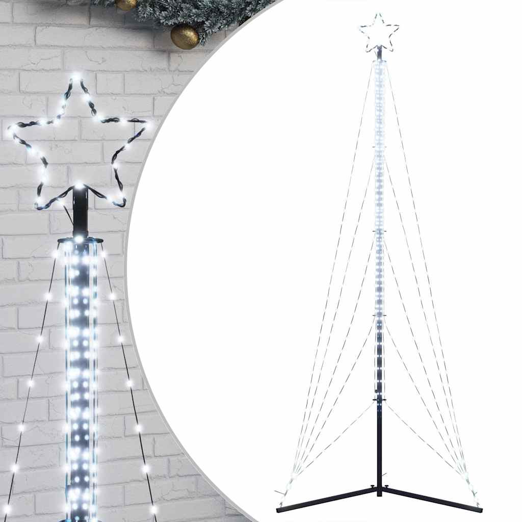 Vidaxl LED vánoční strom 525 LED diody studené bílé 302 cm