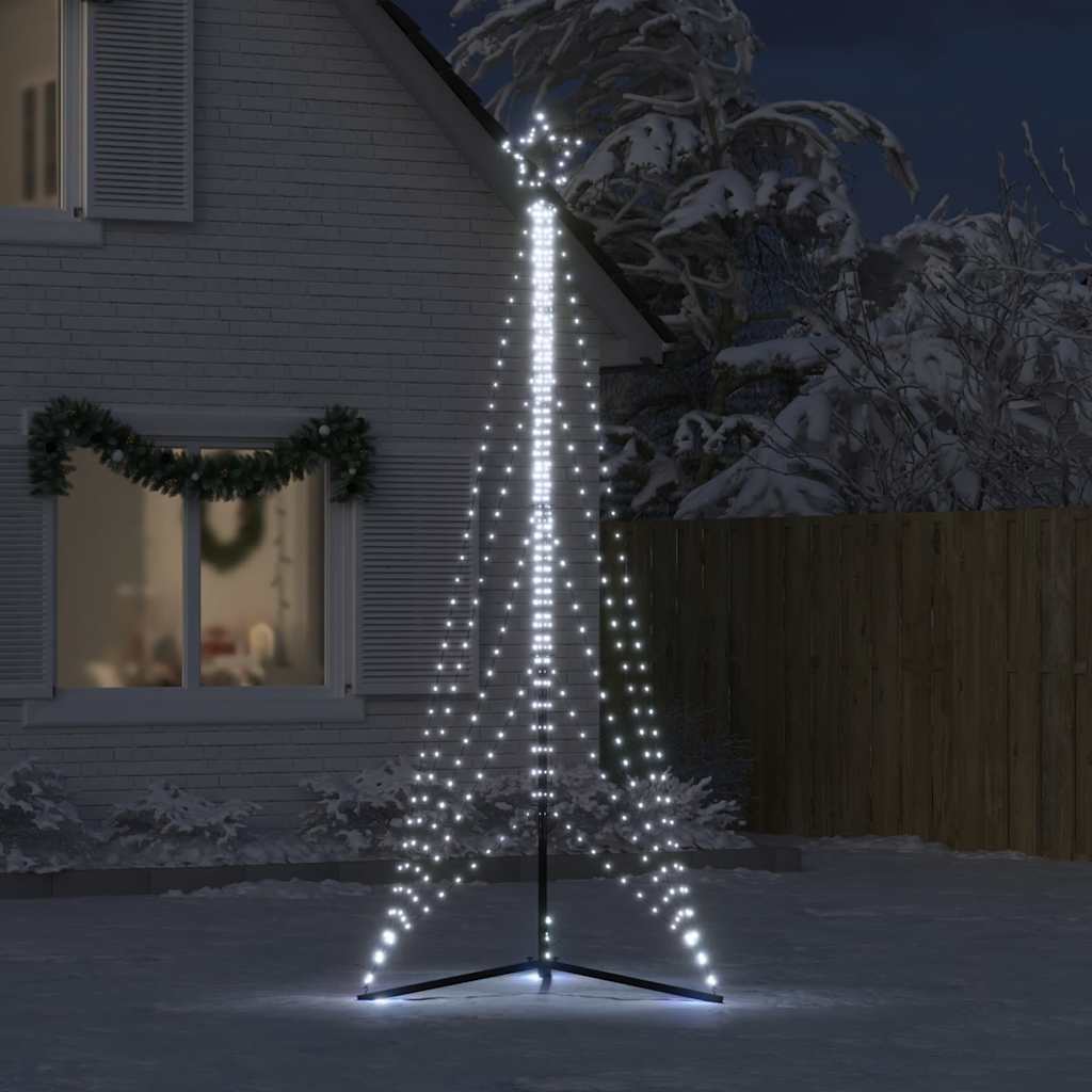 Vidaxl LED vánoční strom 525 LED diody studené bílé 302 cm