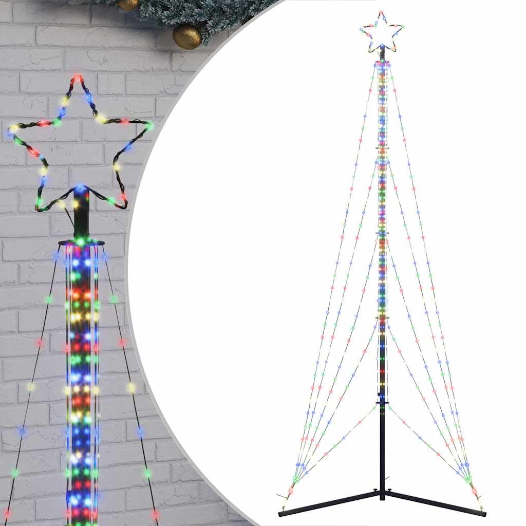 Vidaxl LED Weihnachtsbaum 525 LEDs Bunt 302 cm