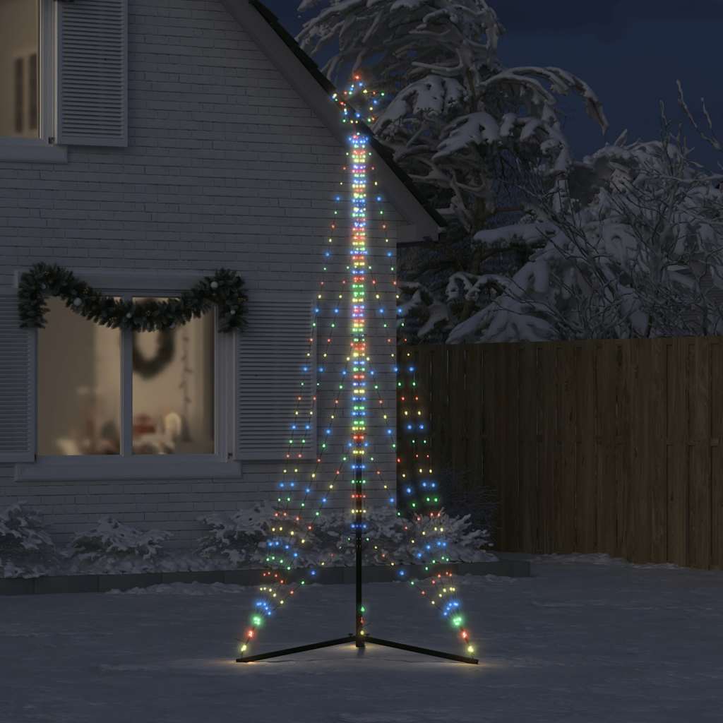 Vidaxl LED Weihnachtsbaum 525 LEDs Bunt 302 cm