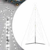 VIDAXL LED Weihnachtsbaum 615 LEDs kalt weiß 404,5 cm