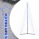 Vidaxl LED Weihnachtsbaum 615 LEDs 404,5 cm Blau