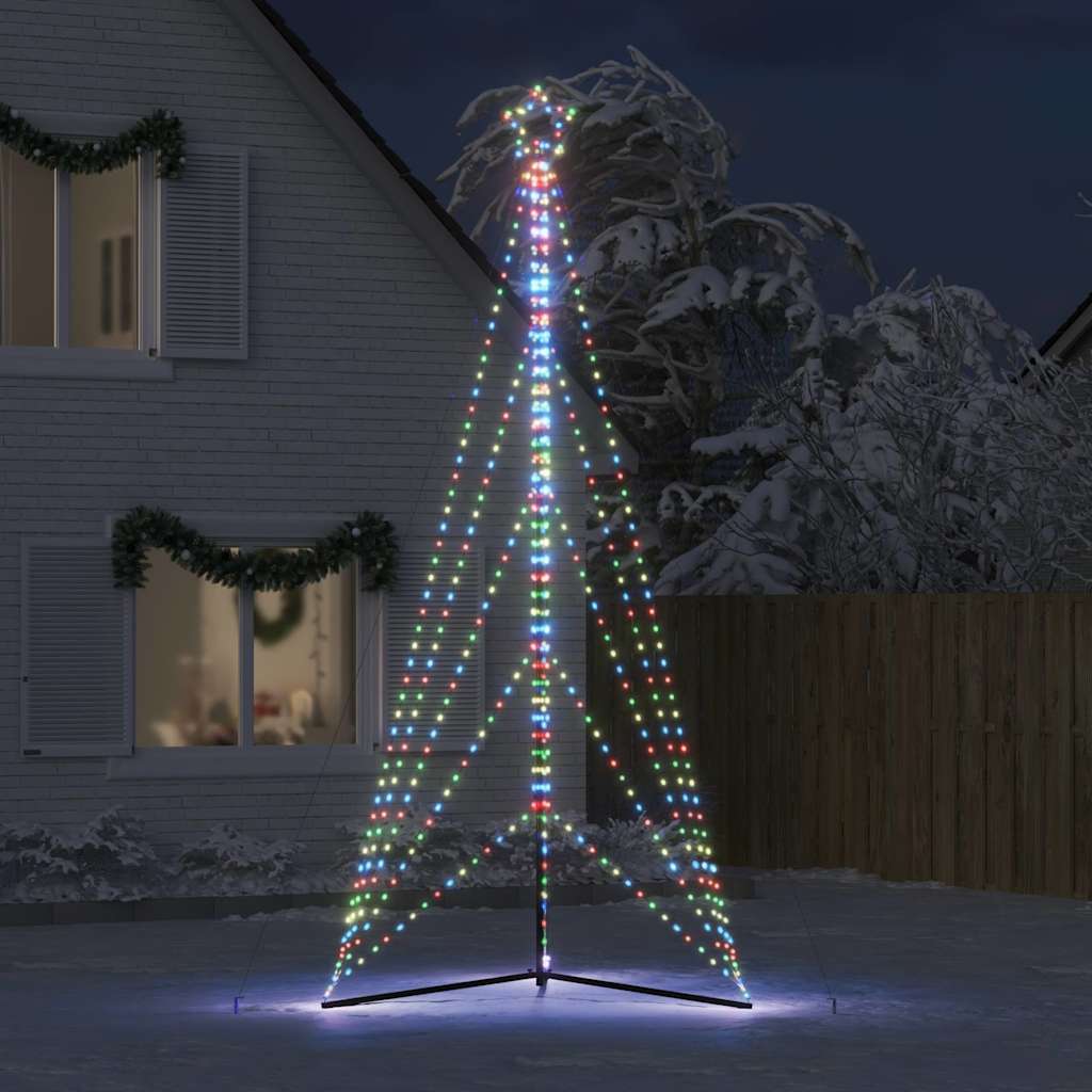 Vidaxl LED vánoční strom 615 LED diody barevný 404,5 cm