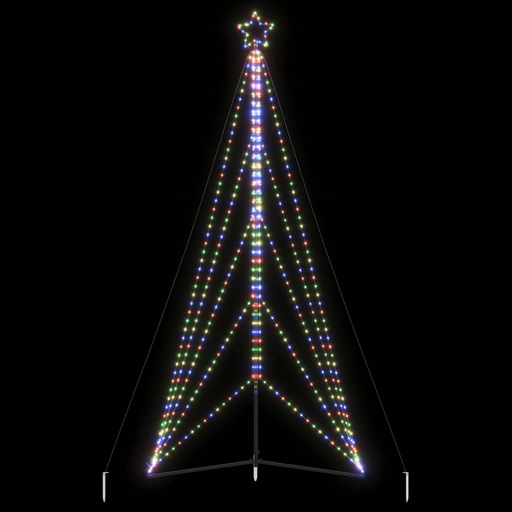 Vidaxl LED vánoční strom 615 LED diody barevný 404,5 cm