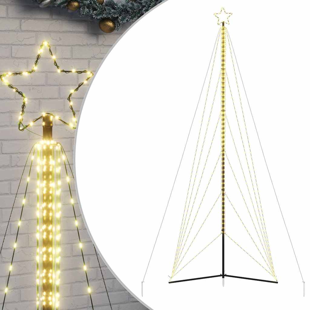 Vidaxl vedl vánoční strom 861 LED diody teplé bílé 478 cm