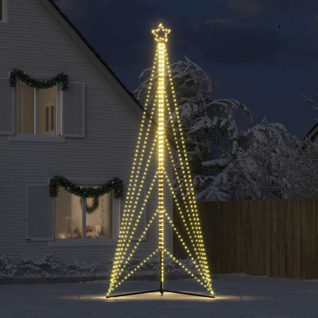 Vidaxl vedl vánoční strom 861 LED diody teplé bílé 478 cm