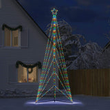 Vidaxl LED julgran 861 lysdioder färgglada 478 cm