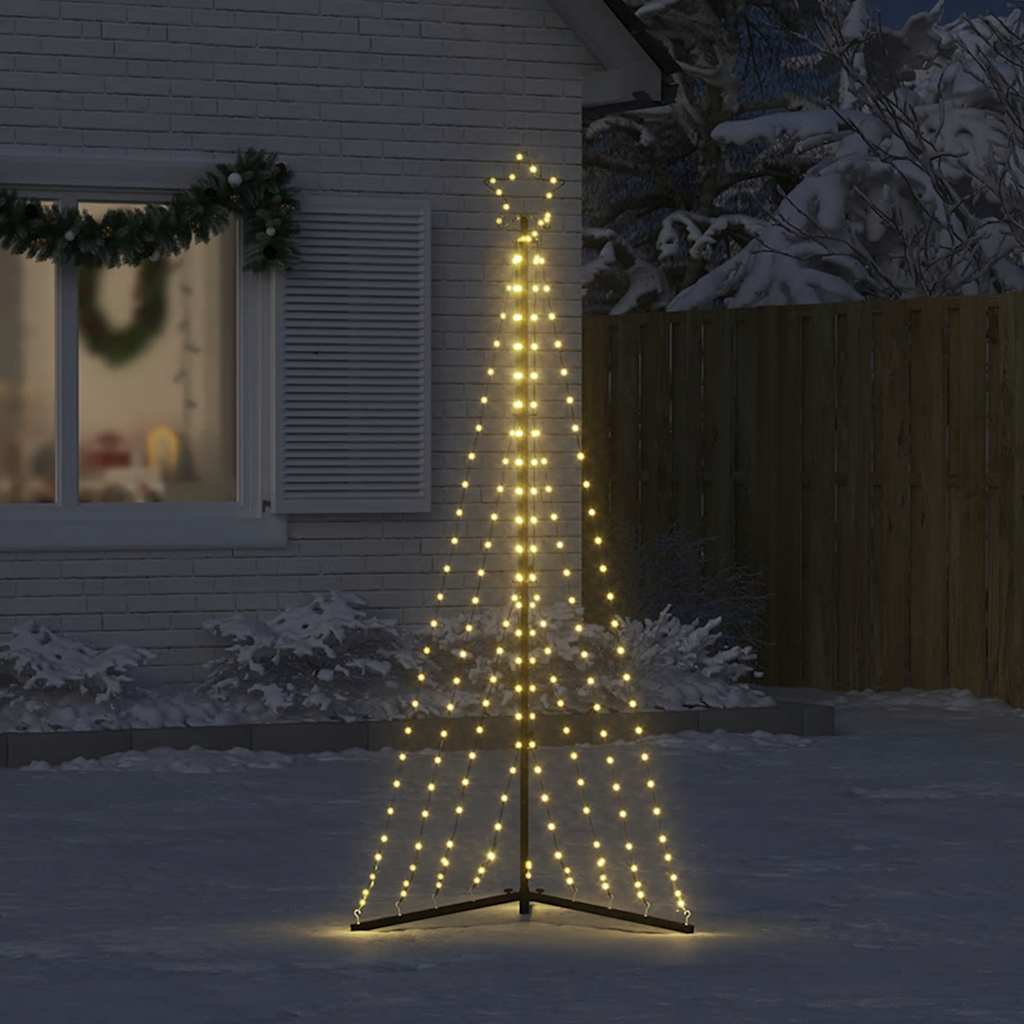 VIDAXL LED Weihnachtsbaum 339 LEDs warmes Weiß 187 cm