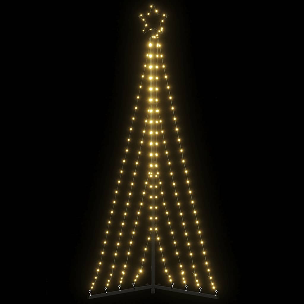VIDAXL LED Weihnachtsbaum 339 LEDs warmes Weiß 187 cm