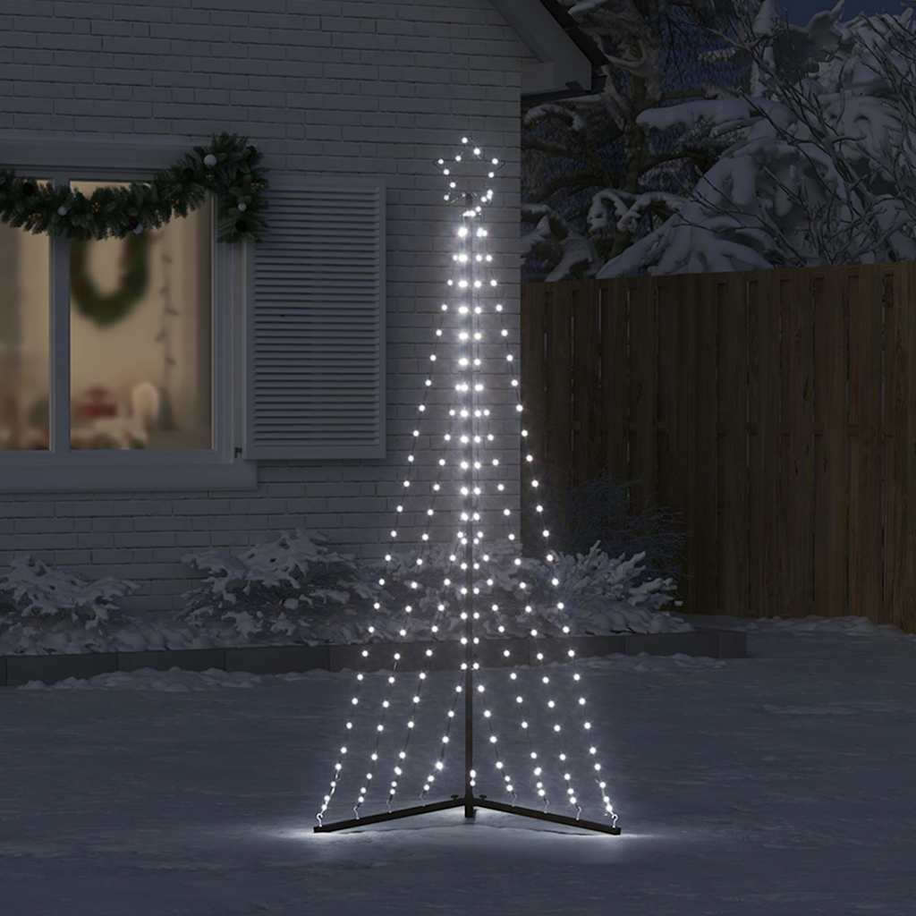 Vidaxl LED vánoční strom 339 LED diody studené bílé 187 cm