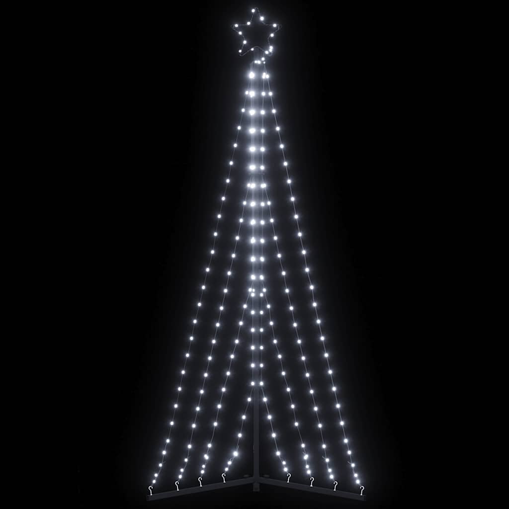 Vidaxl LED vánoční strom 339 LED diody studené bílé 187 cm