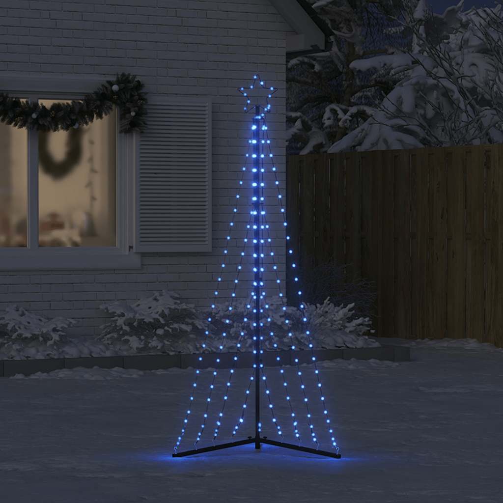 Vidaxl LED vánoční strom 339 LED 187 cm modrá