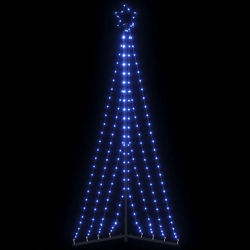 Vidaxl LED vánoční strom 339 LED 187 cm modrá