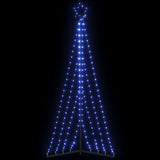 Vidaxl LED vánoční strom 339 LED 187 cm modrá