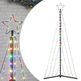 VIDAXL LED Weihnachtsbaum 339 LEDs Bunt 187 cm