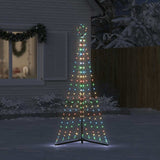 VIDAXL LED Weihnachtsbaum 339 LEDs Bunt 187 cm