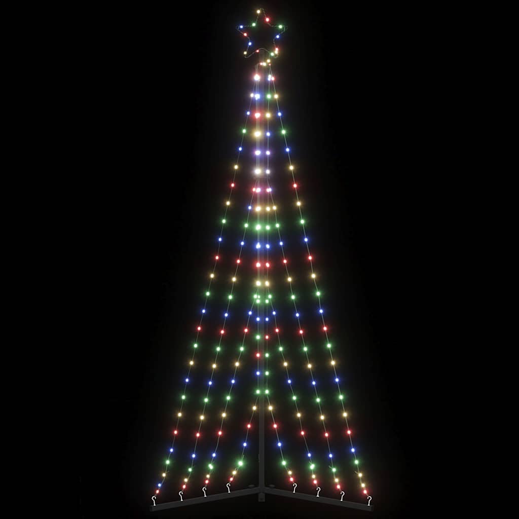 VIDAXL LED Weihnachtsbaum 339 LEDs Bunt 187 cm