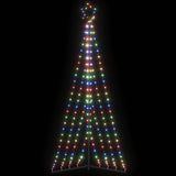 VIDAXL LED Weihnachtsbaum 339 LEDs Bunt 187 cm