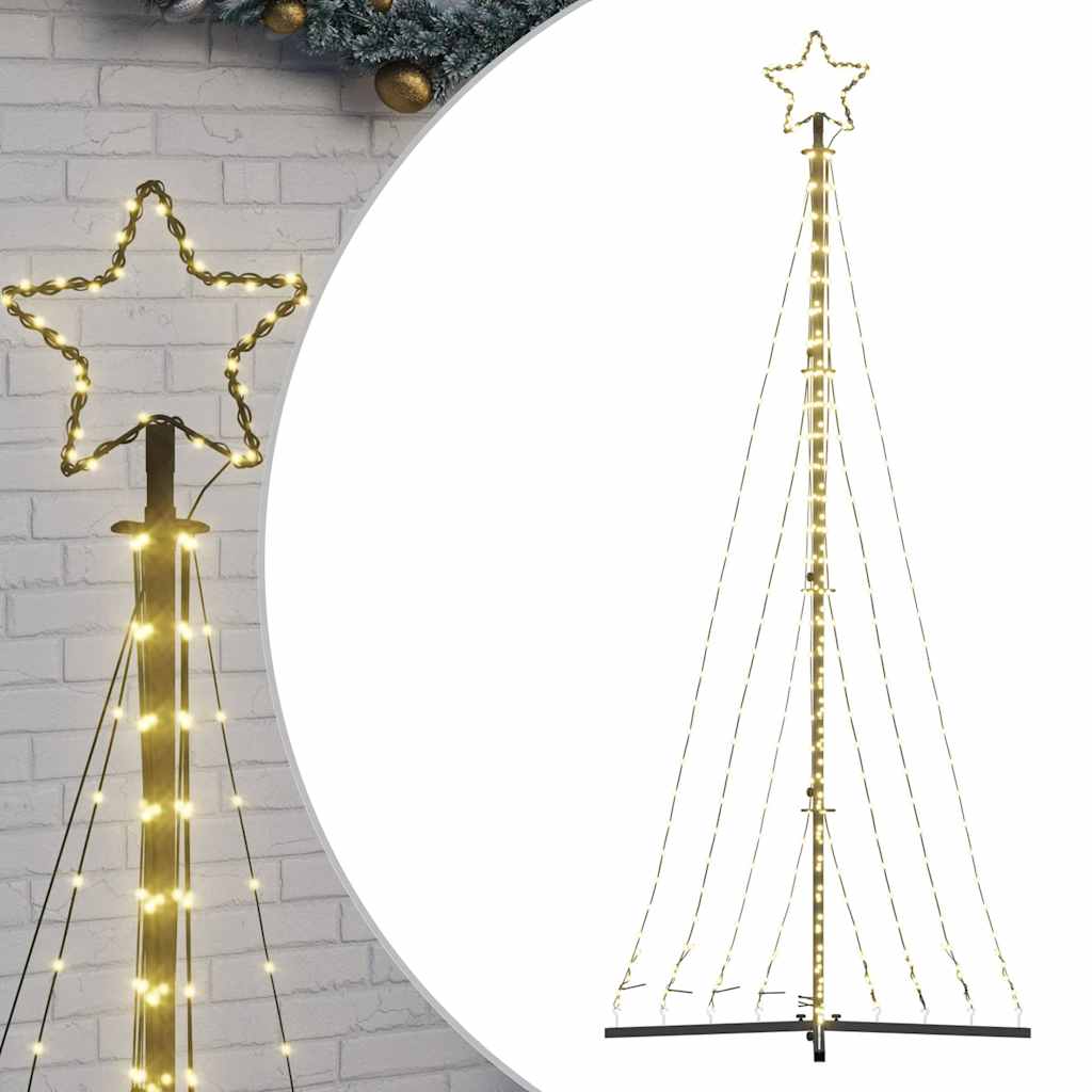 Vidaxl LED vánoční strom 447 LED diody teplé bílé 249 cm