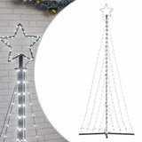 Vidaxl Weihnachtsbaumbeleuchtung 447 Kalt -weiße LEDs 250 cm